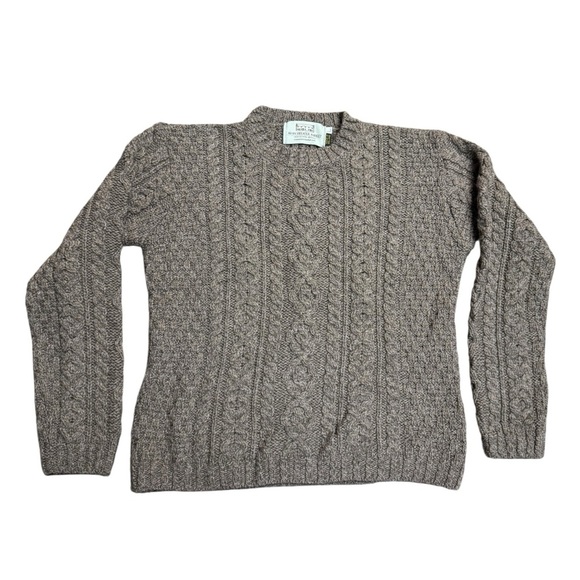 Aran Sweater Market Women´s Classic Cable Knit Wool...